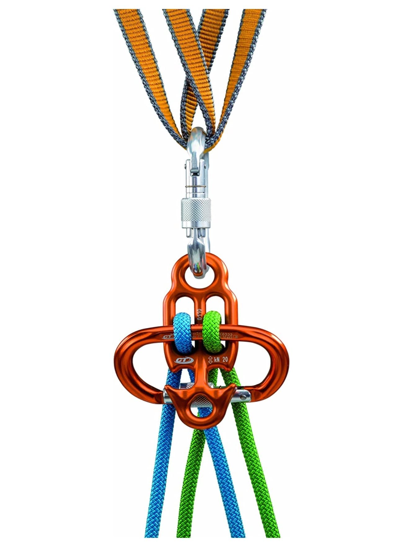 Climbing Technology Grove Discensore Assicuratore Multifunzione, Arancione