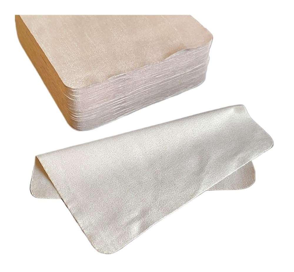 100 piezas de 145 x 175 mm de gamuza gris limpiador de gafas de microfibra para lentes de teléfono y pantallas