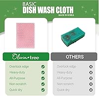 Vista 6 de Olivia tree 5PCS Innovative Dish Washing Net Cloths,Scourer, Quick Dry,Perfect Scrubber for Washing Dishes 11" by 11