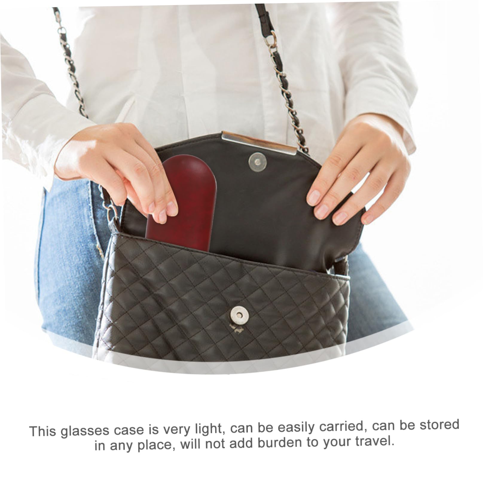 Estuche Rígido Doble para Gafas y Lentes de Contacto Portátil y Compacto Organizador Práctico para y Uso Diario Resistente PU y Diseño Ligero Elegante