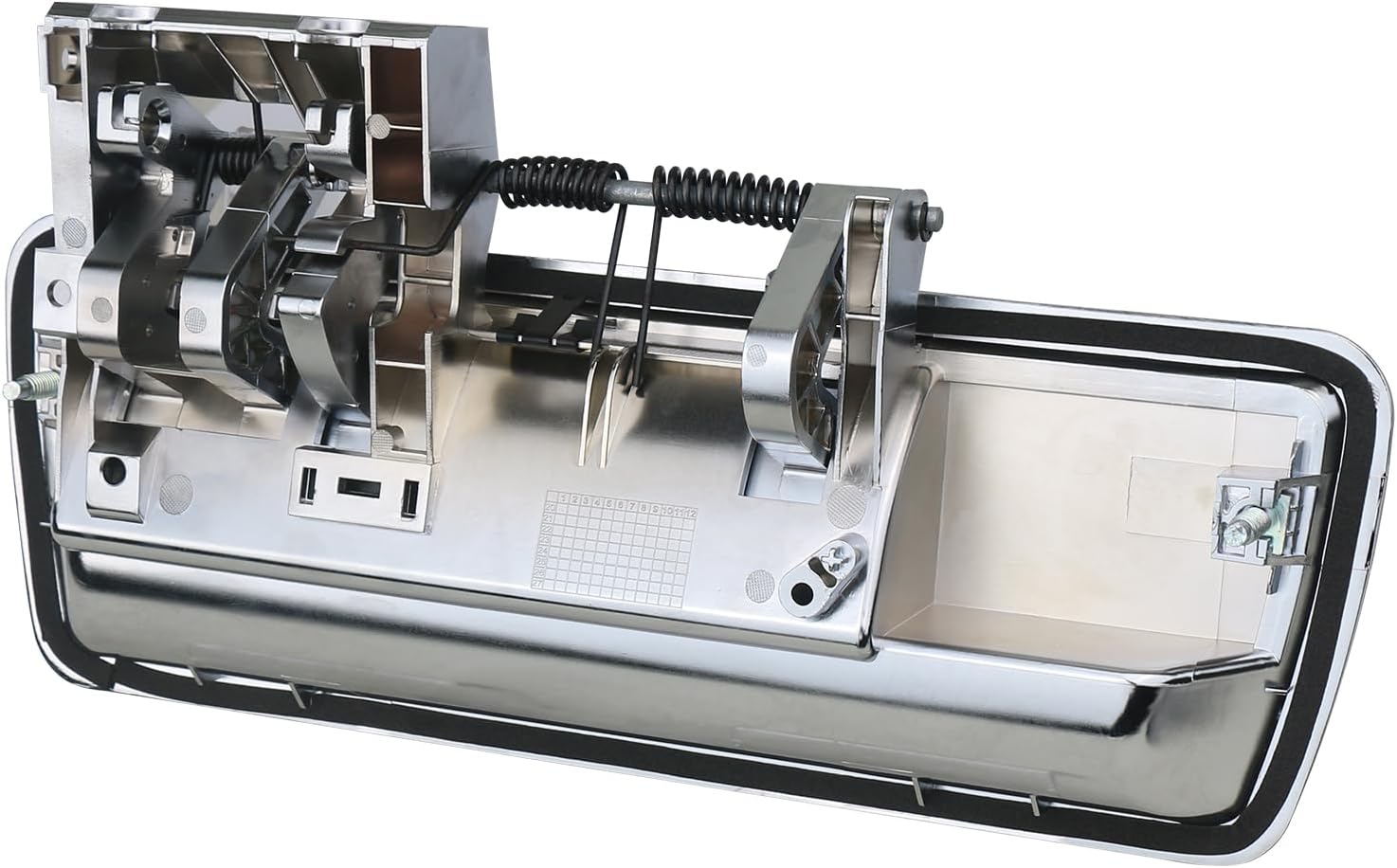 Osompar Rear Tailgate Window Release Handle Assembly w/o Camera Compatible with 2004-2013 Nissan Armada Replaces 90606-ZZ90E Chrome