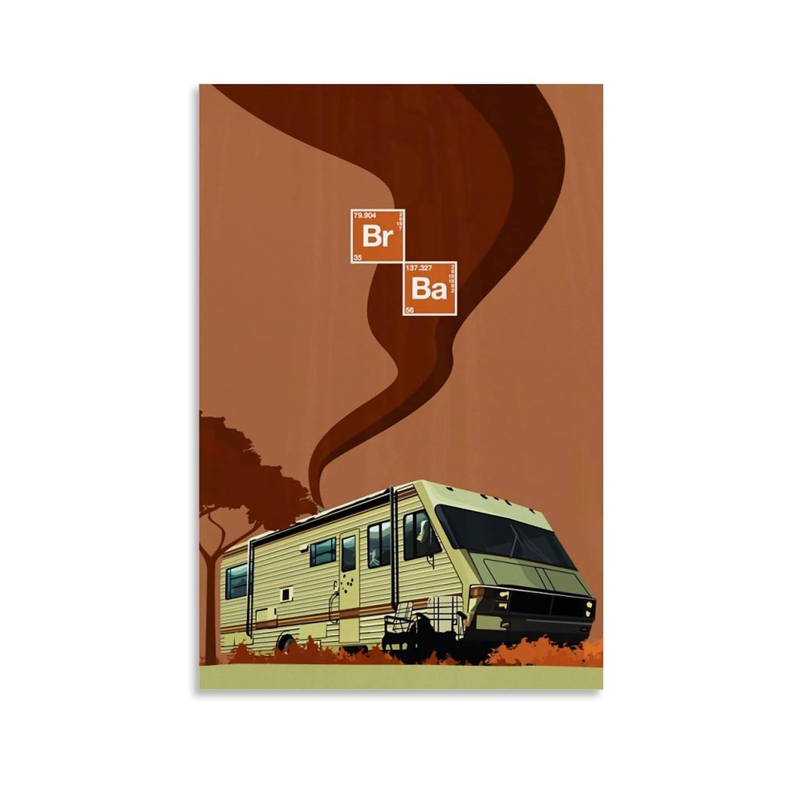 JDzenpingzsz Breaking Bad Poster Wall Art Aesthetic Cover Poster Design Painting for Living Room Bed Room 12x18inch(30x45cm) Unframe-style