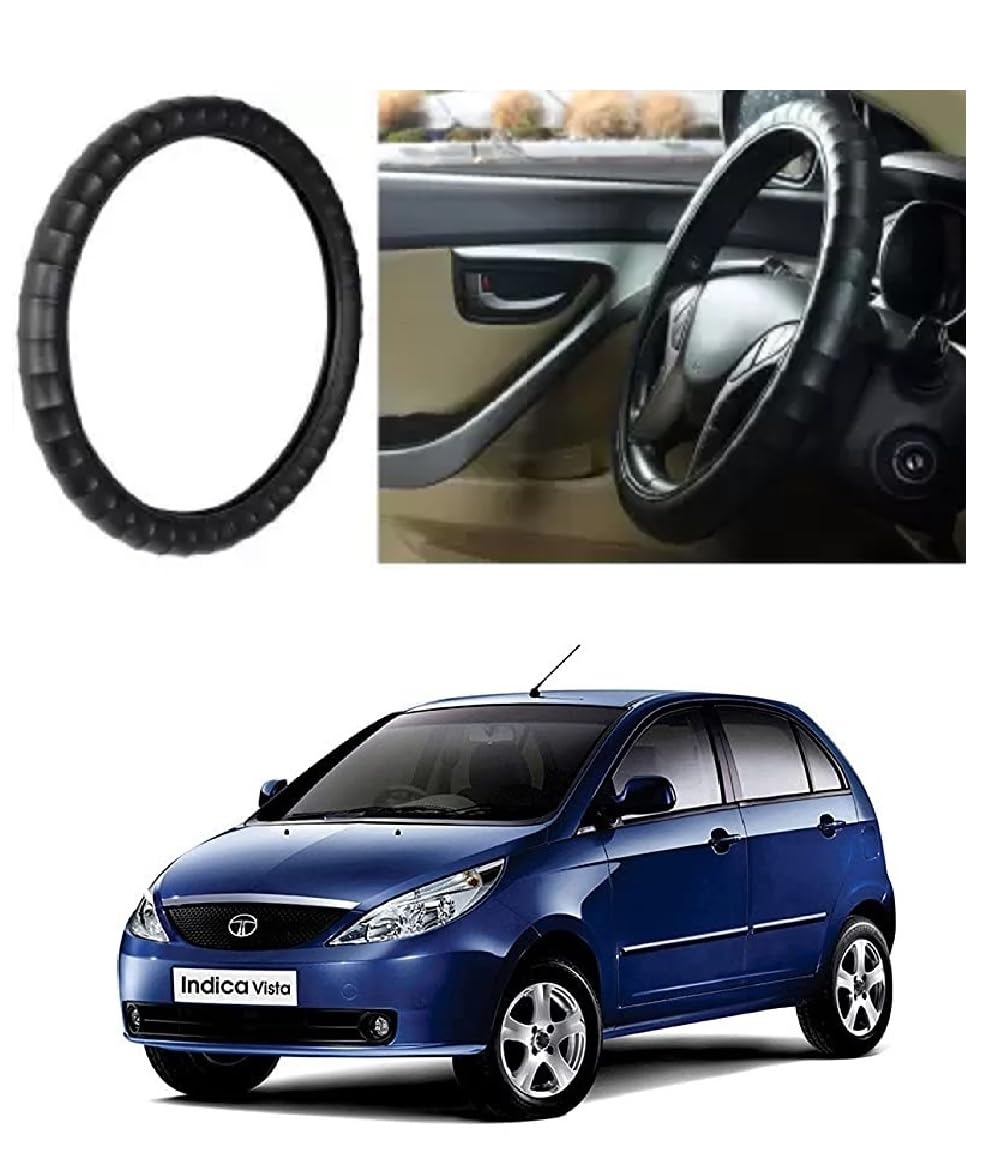 Anti Skid Hand Stitched Car Steering Wheel Cover for TATA Indica Vista-image-8