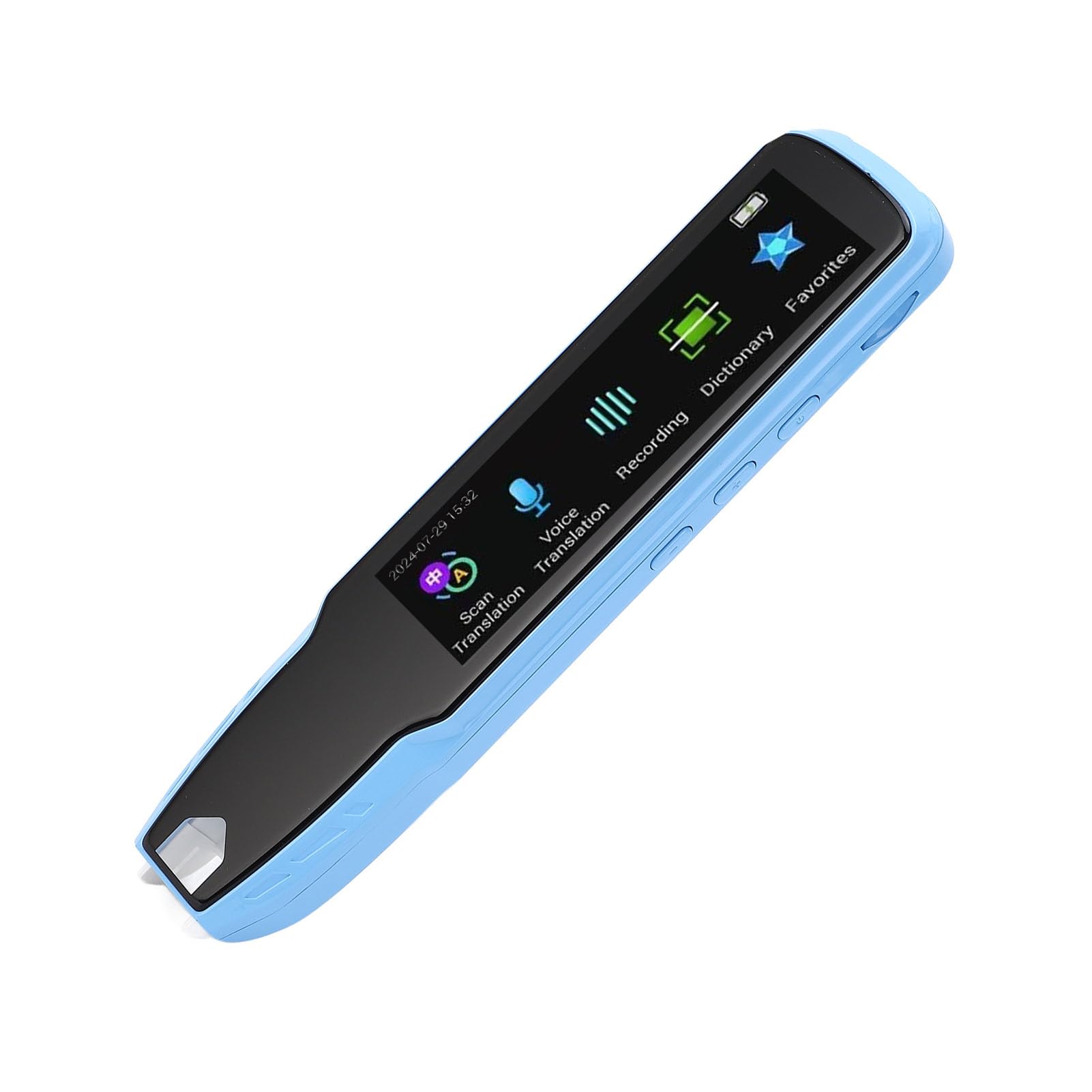 Jeffergarden Penna di Traduzione Penna Portatile per Traduttore Linguistico con Scansione di Online Offline Traduzione 1050mAh Funzione di Registrazione per Studenti Viaggiatori Che Leggono Libri di
