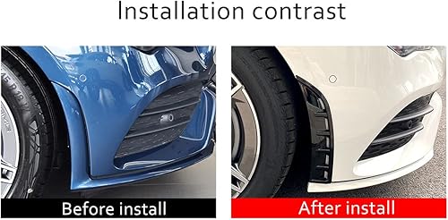 Miniatura 2 de YIWANG Calcomanías de ventilación de rejilla de parachoques delantero ABS para Mercedes Benz GLE W167 CLA C118 W118 2020-2021 Accesorios de coche