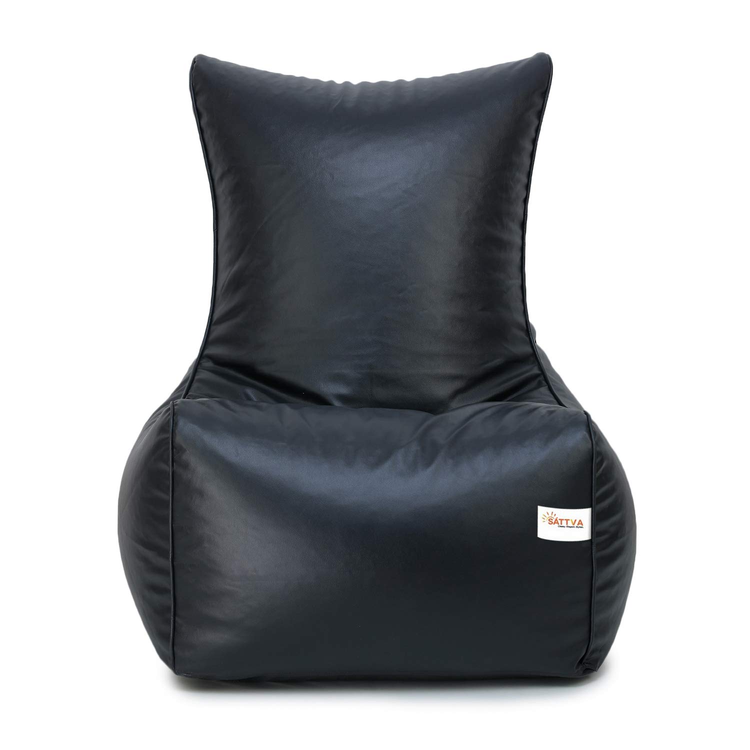 Sattva Chair Style Bean Bag XXXL Bean Bag Cover (Without Beans) Grey