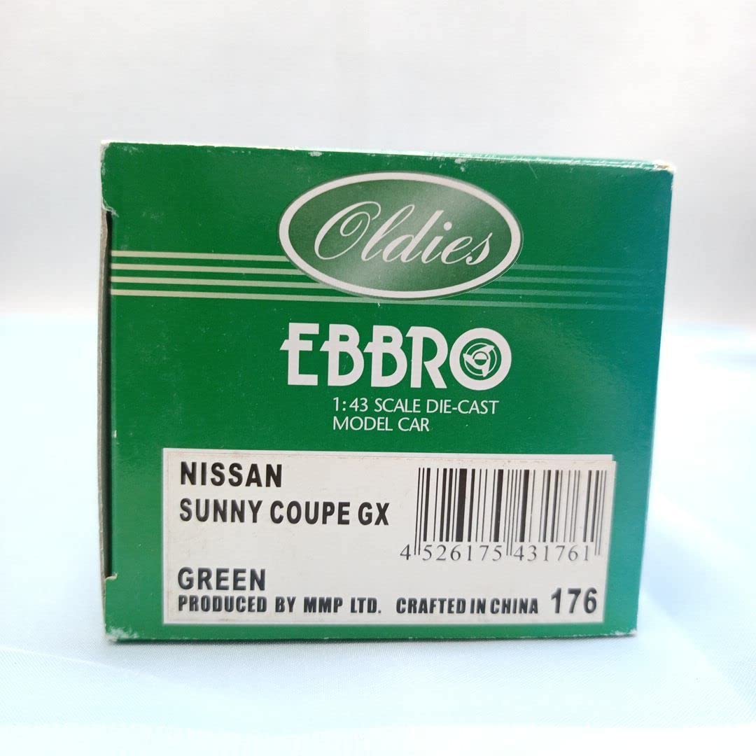 Amazon | EBBRO NISSAN SUNNY Coupe 1200 GX グリーン 1/43 ニッサン