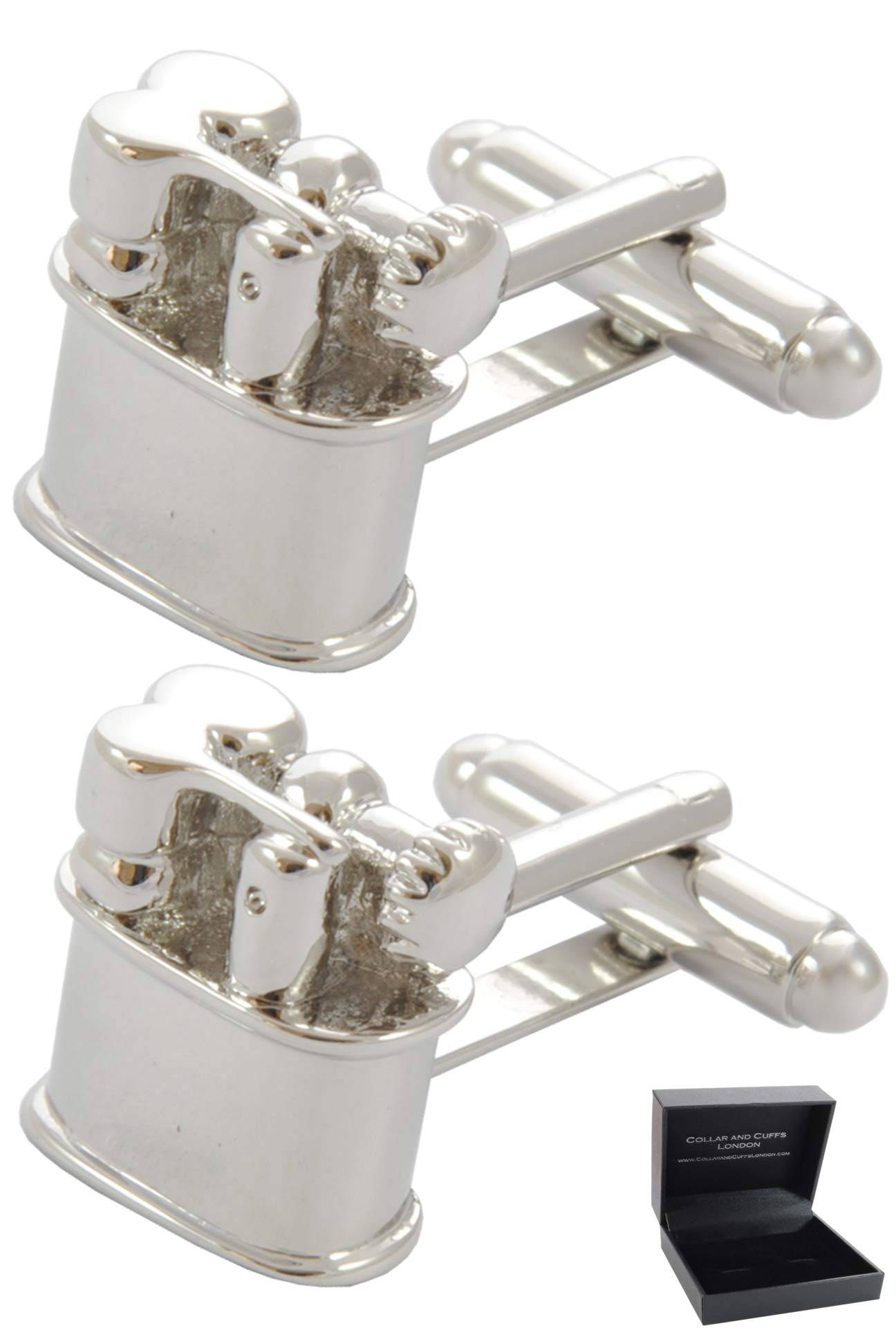 Boutons De Manchette Homme Sport - Laiton Solide - Collar And Cuffs London - Boîte Cadeau - Design Unique