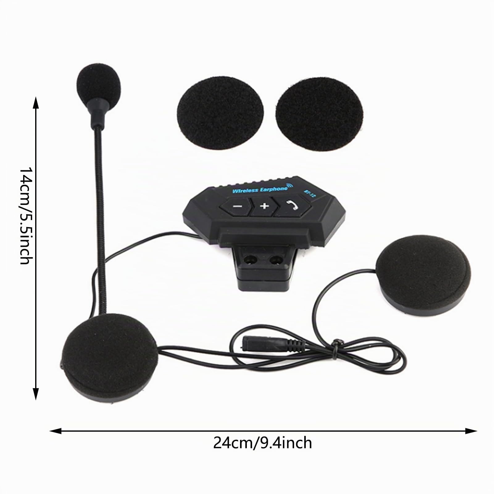Gegong Casco motociclistico Bluetooth Affiolese CSR Chipset CSR Chiamata 15h Playback Rimovibile Audio Dispositivo Audio apparato di comunicazione con cuffia wireless wireless