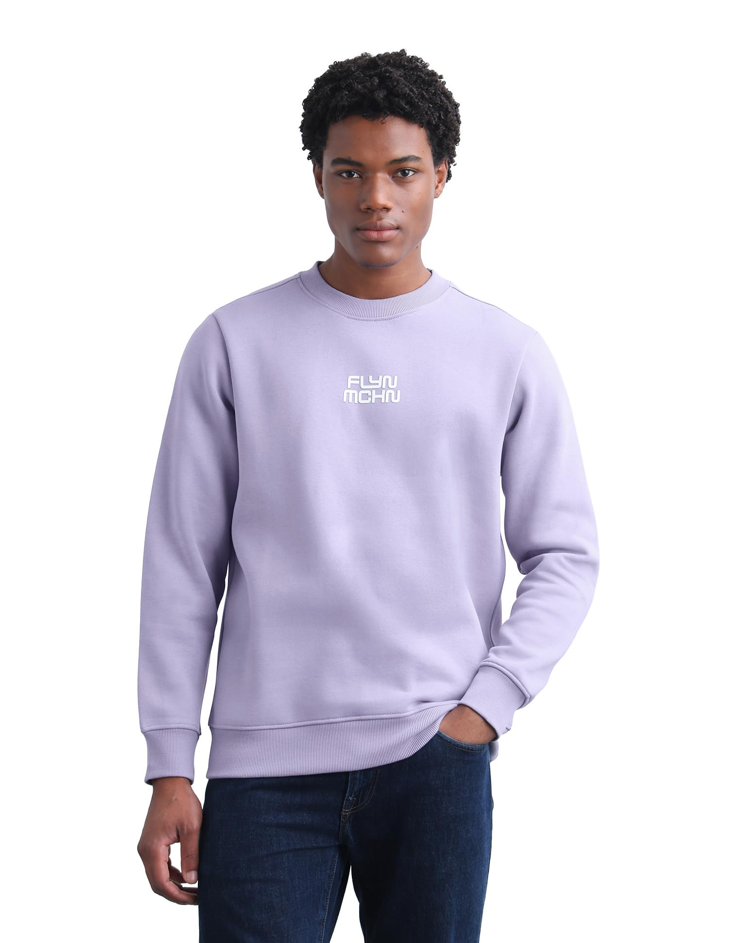 Men's Solid Regular Fit Sweatshirt-image-49