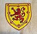 Scotland Coat Arms Patch Lion Rampant Shield Embroidered Iron-On Royal Standard