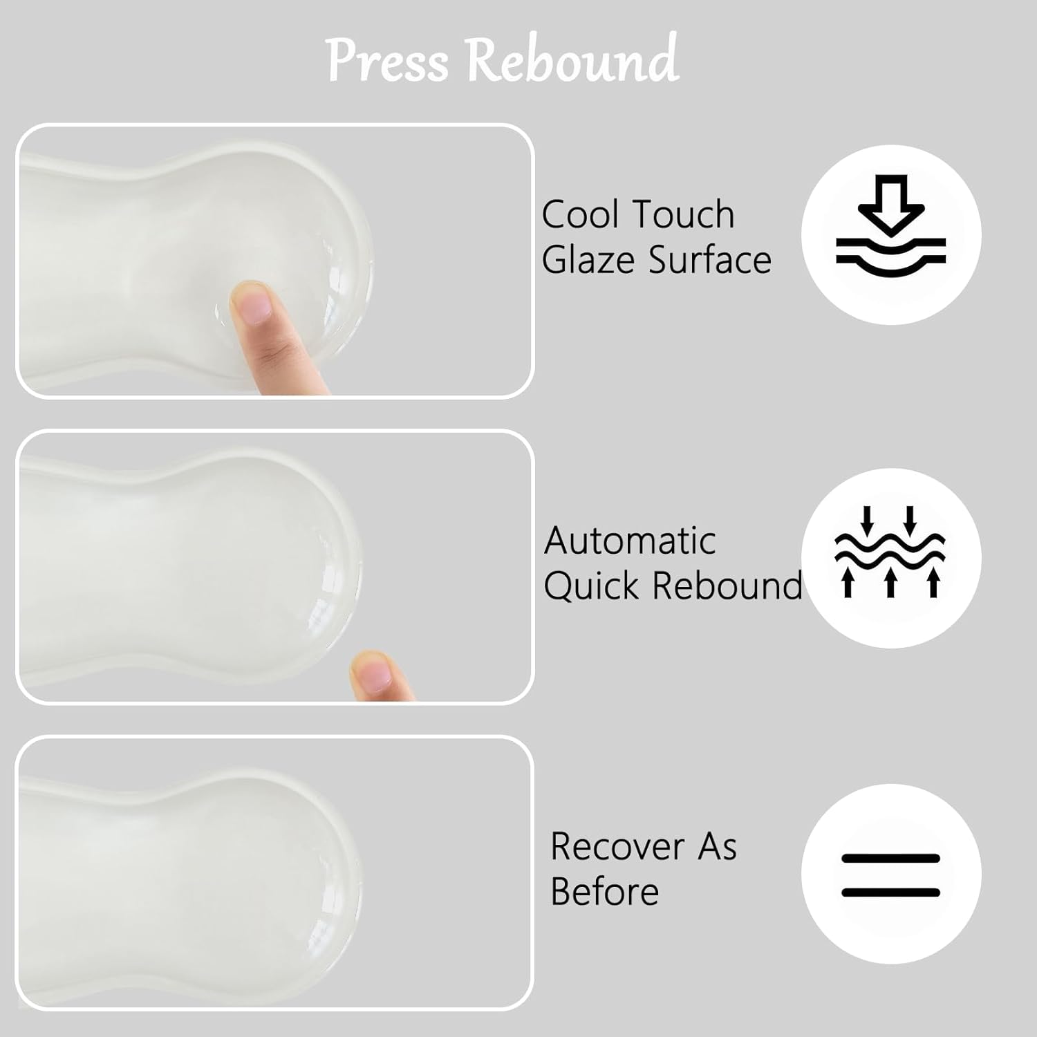 Gel Wrist Rest for Keyboard and Mouse Transparent Acrylic Tilted Keyboard Riser for Desktop Ergonomic Computer Keyboard Stand Holder for Desk Silicone Mouse Wrist Pad Support 60% 68% 75% White