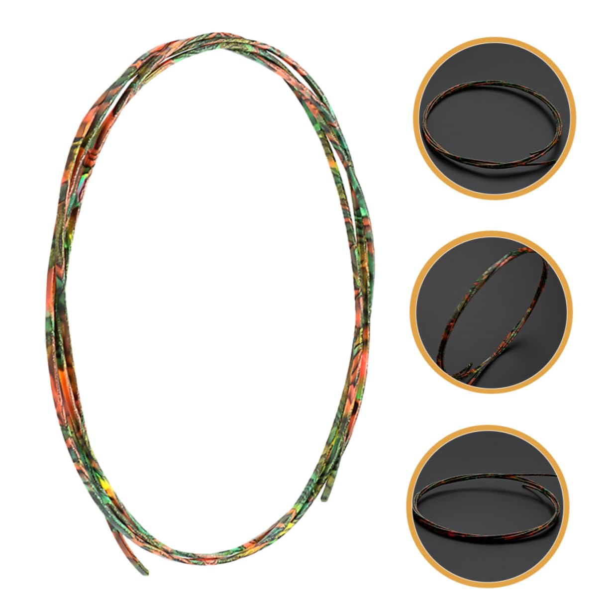 JOINPAYA Guitar Binding Strip Decorative Trim Edging for Acoustic Guitar Green Inlay 1650x2x1.5mm Gj25