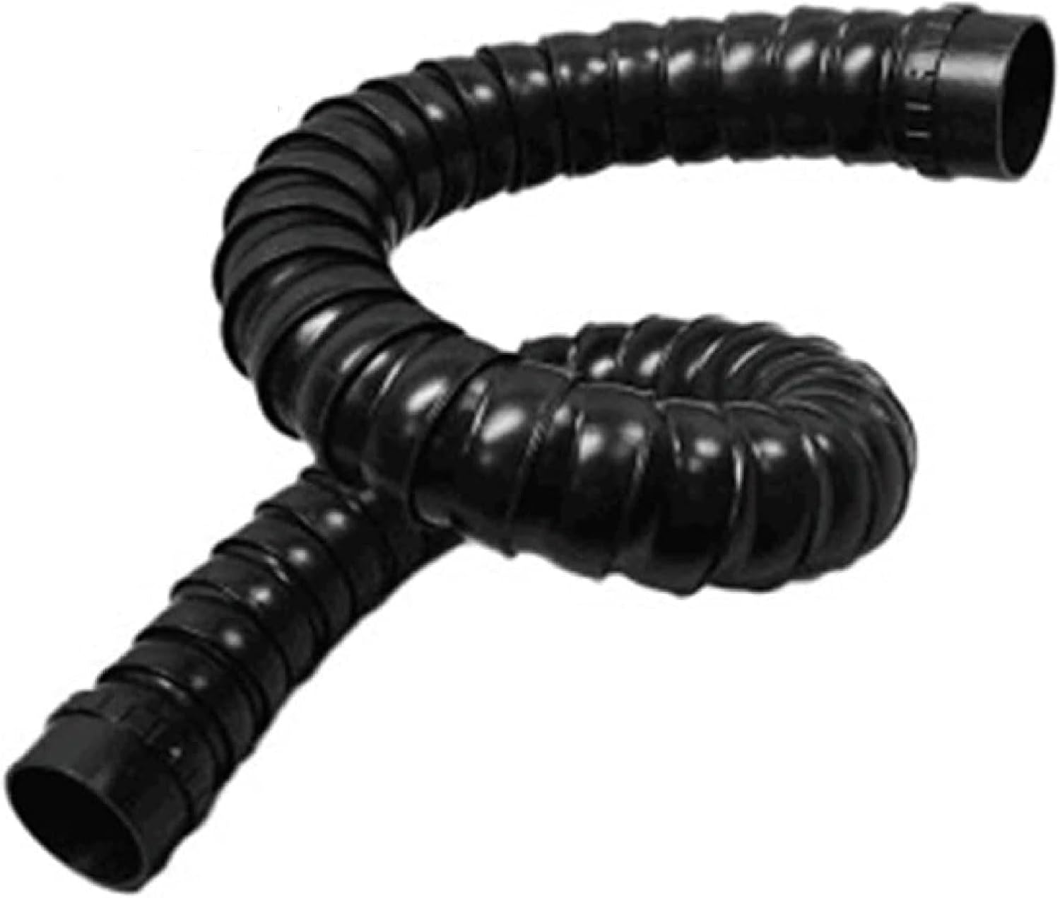 GeRRiT Vent Duct 3-inch Diameter Exhaust Pipe Air Ducting 3.2ft Length Flexible Duct Universal Positioning Bamboo Pipe Welding Smoke Exhaust Pipe Flexible Duct