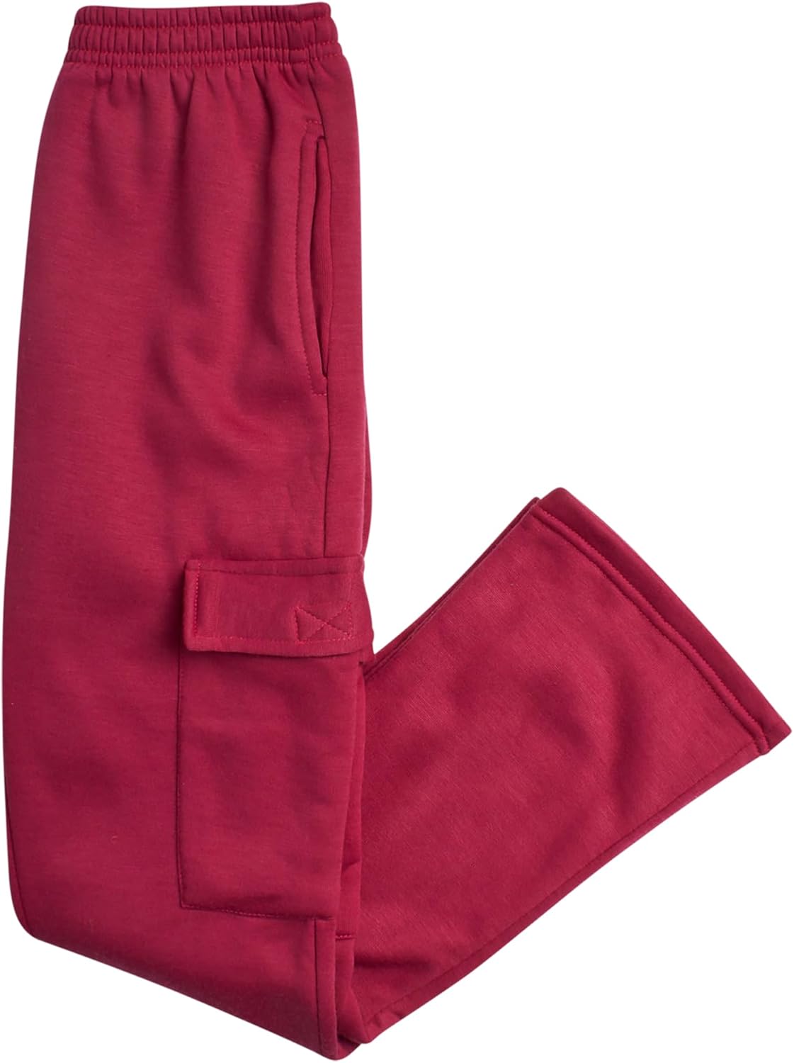 Real Love Girls Sweatpants Set - 2 Piece Soft Fleece Zip Up Hoodie and Flare Cargo Girls Pants Kids Activewear Set (7-16) - Image 4