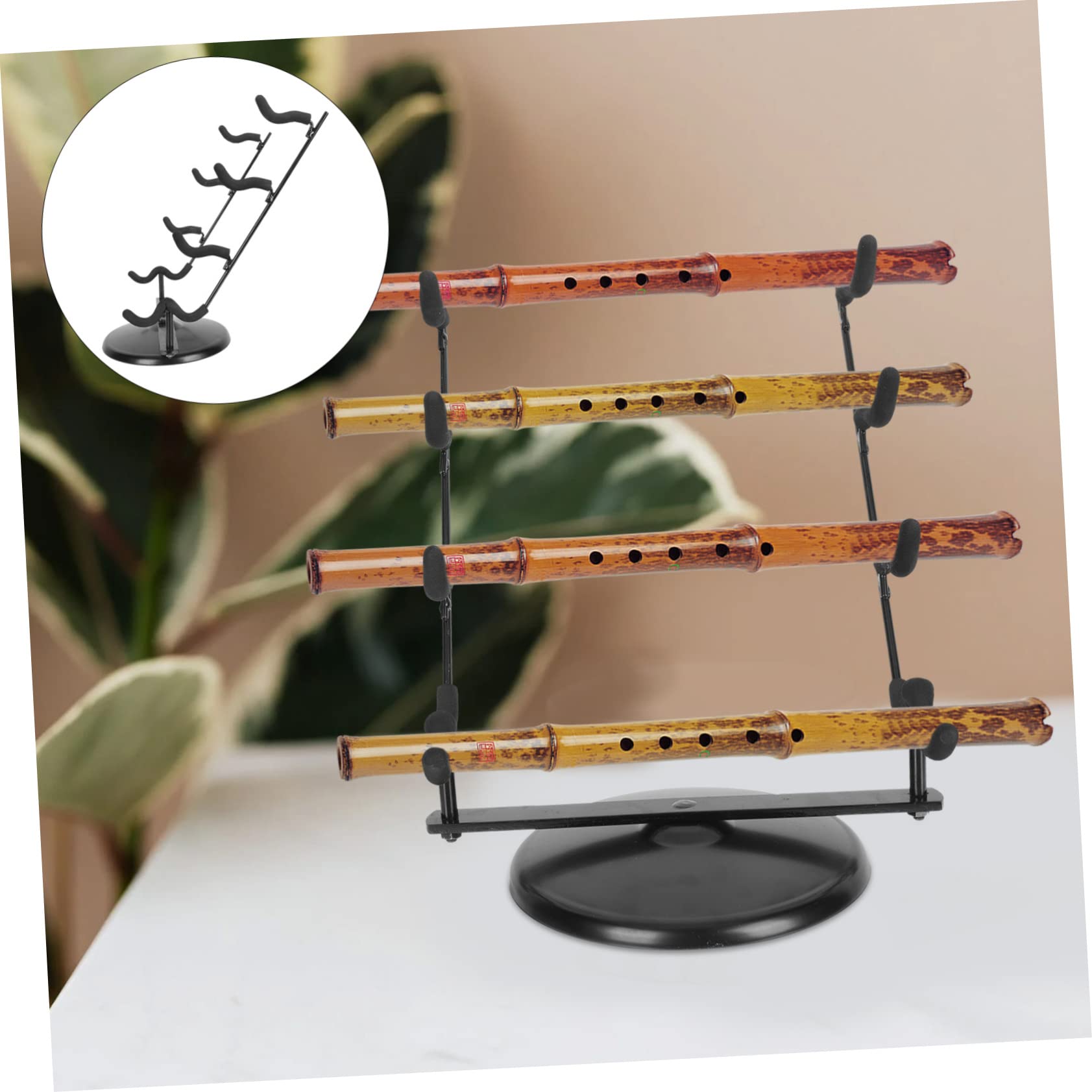 YARNOW Porta Flauto in Ferro Scaffale Per Organizzare Flauti Design Elegante Per Riporre o Esporre Dizi e Flauti Preferiti Per Uso Domestico e Arredamento Moderno