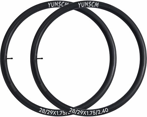 Miniatura 4 de Paquete de 2 tubos de bicicleta de 29 pulgadas de 29 x 2.1252.22.32.352.4 AV32mm Schrader Valve 29 pulgadas, tubos de bicicleta compatibles con 29 x