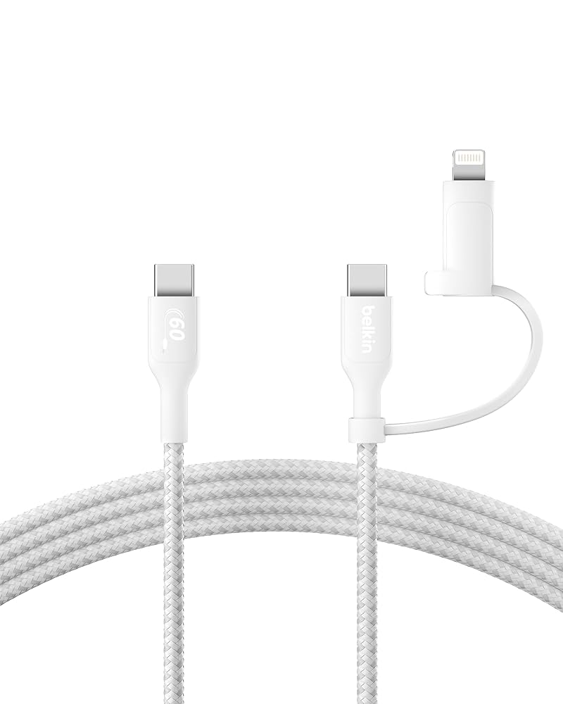 Amazon.co.jp: Belkin 2-in-1 USB-C to C/Lightning ケーブル