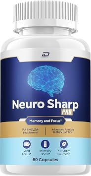 Neuro Sharp Supplement Capsules Neuro Sharp Natural Blend Formula Focus Memory Support and Reviews 1 Pack 60 Capsules