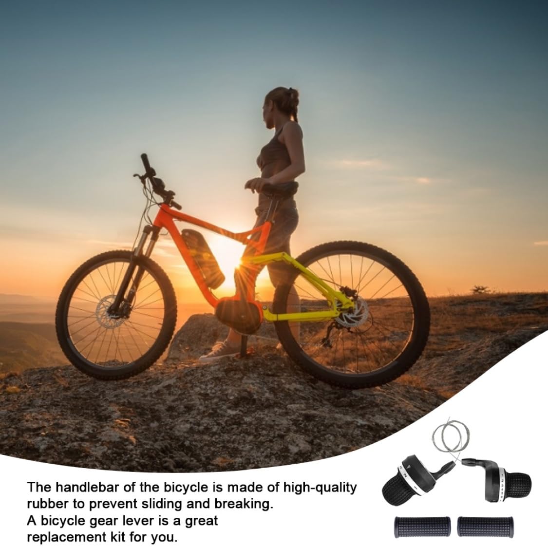 Levier de vitesse pour vélo - 7 vitesses - Pour vélo de montagne - 8 Levier de vitesse pour vélo - 7 vitesses - Pour vélo de montagne - 8