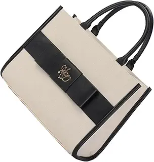 [SecretDoor] トートバッグ ショルダーバッグ 2WAY 肩掛けバッグ 通勤 通学 リボン キルティング キルト 千鳥柄 パイピング 合皮