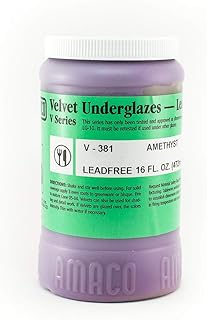 AMACO Velvet Underglaze, Pint, Amethyst V-381, Each
