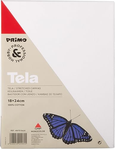 PRIMO Hobby & Professional - Toile Peinture en Cartons Entoilés 18x24x16,5 100% 