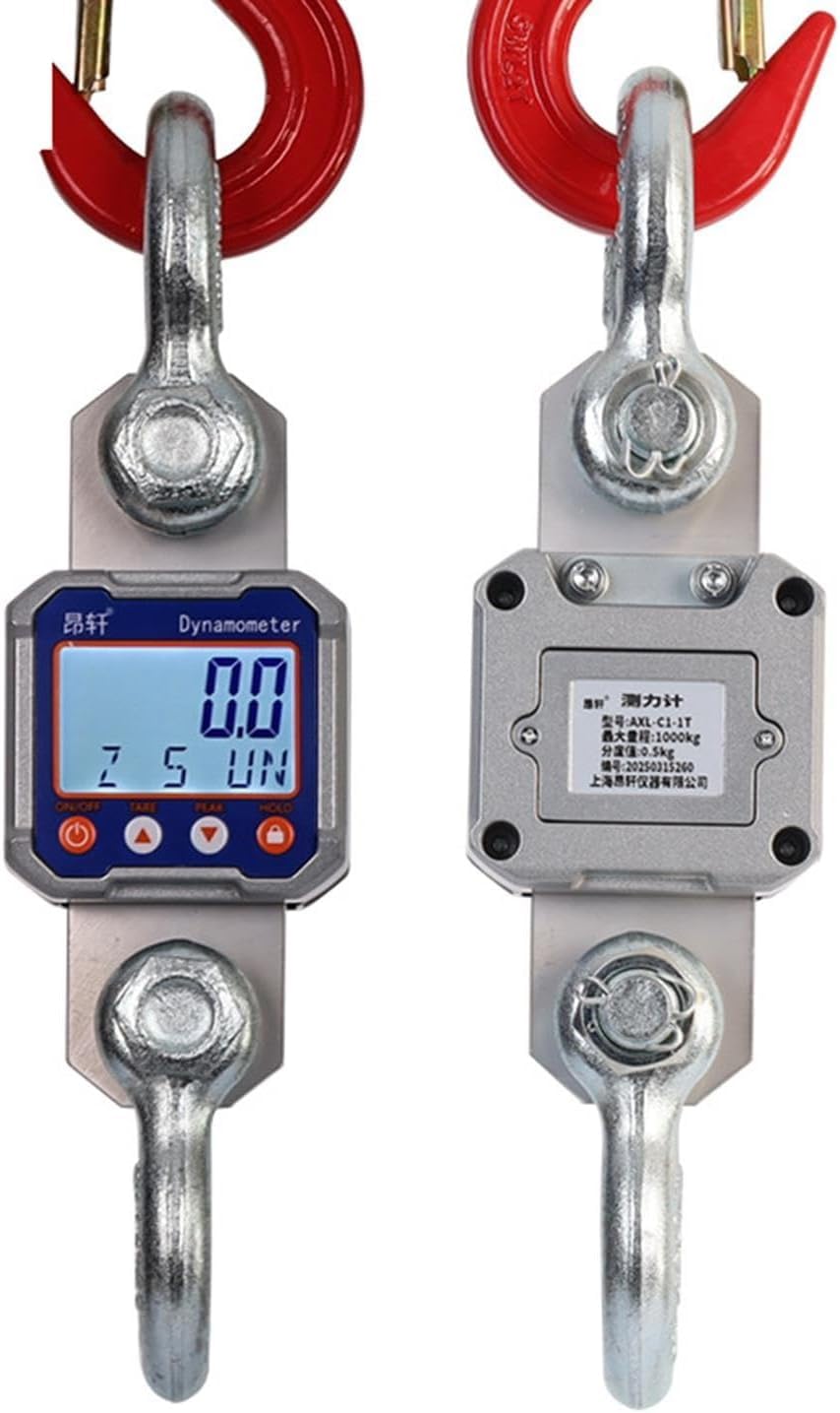 Medidor de fuerza digital para tensión de cuerda, dinamómetro, con retención de pico, retención de datos, tara, calibración, para fábricas, medidor de fuerza para tensión de cuerda de dinamómetro