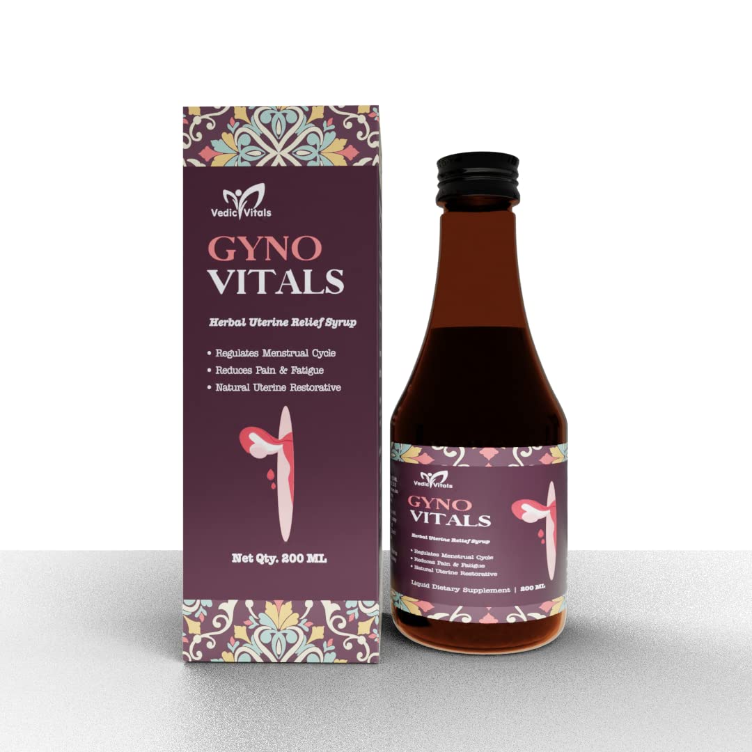 Vedic Vitals Gyno Vitals - Helps get Natural Periods on Time Ayurveda For Periods