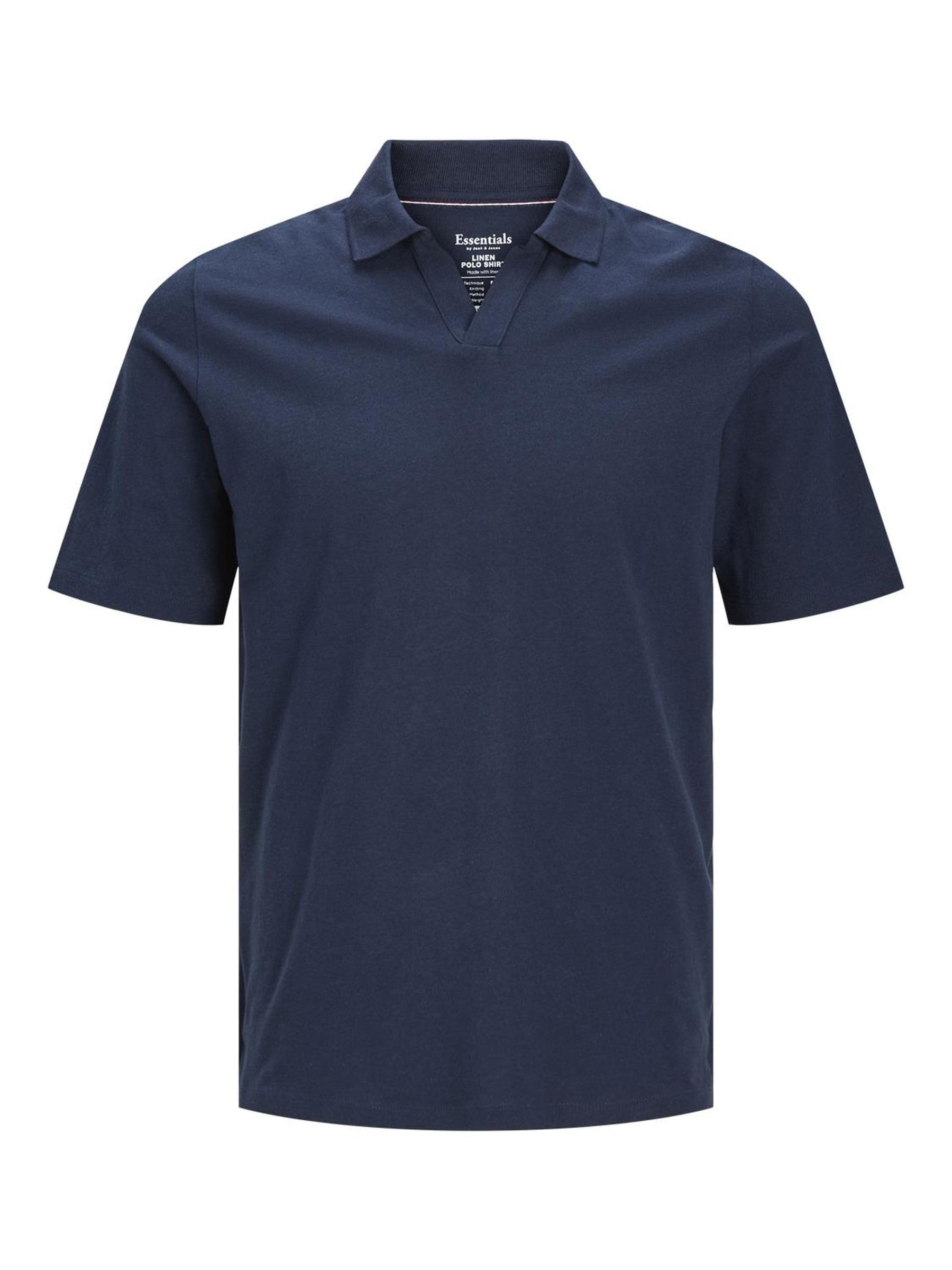 JJESUMMER LINEN POLO SS LN Tişört Erkek