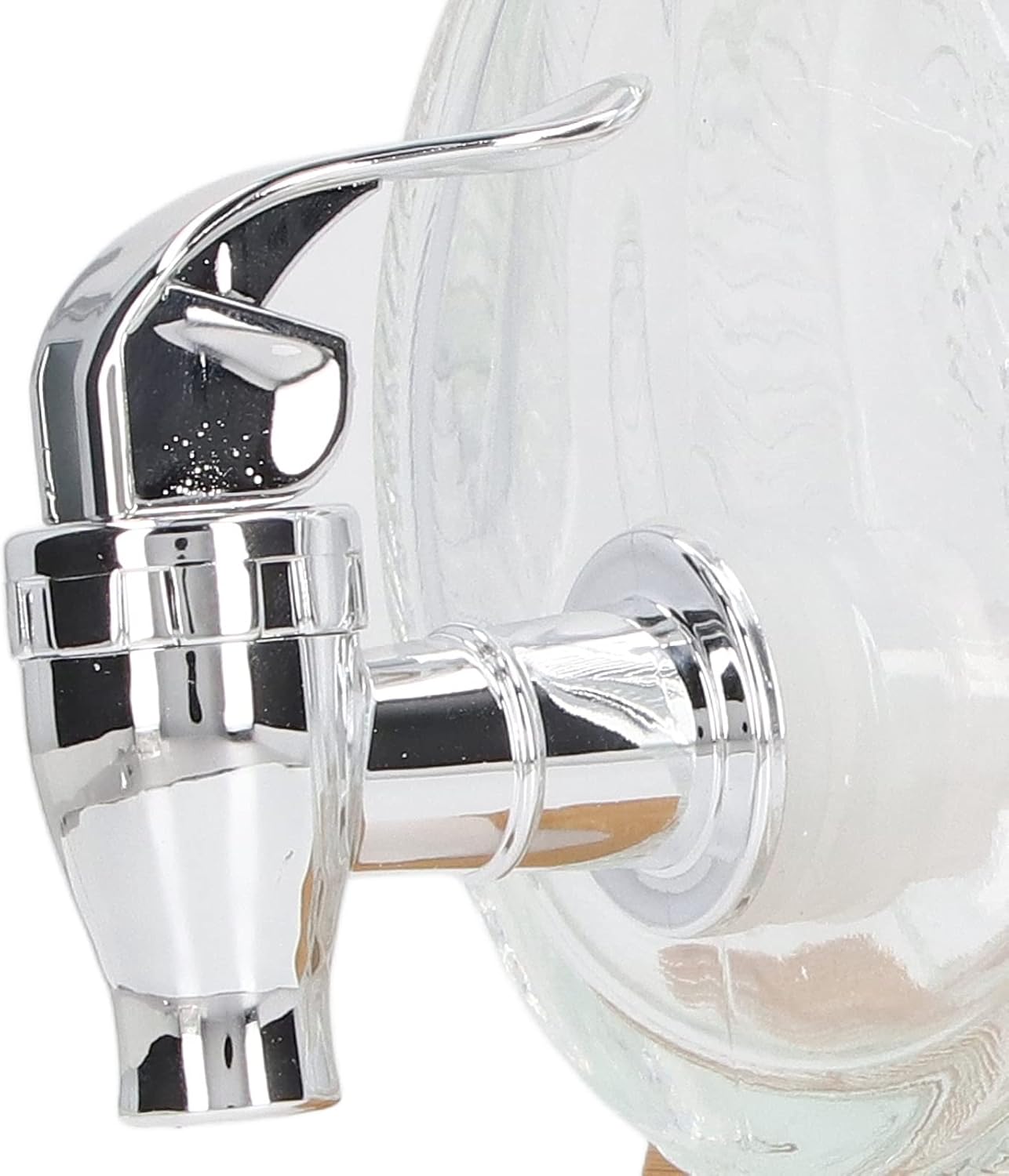 Beverage Dispenser Bucket, Thickened Glass Sealed Beverage Dispenser, Ginseng Wine Brewing Jar Wine Bottle Dispenser with Tap for Home