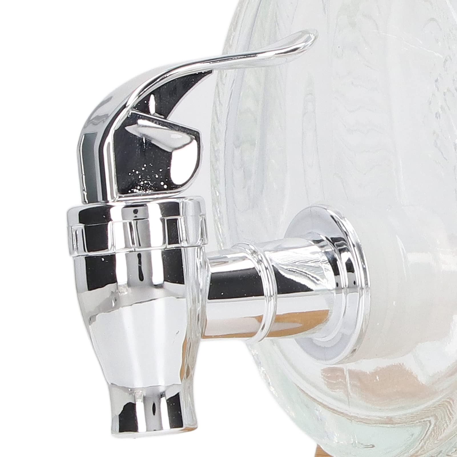 Distributeur de boissons RYSH en verre, fût de boisson refermable et réutilisable avec bouchon de liège pour jus de fruits