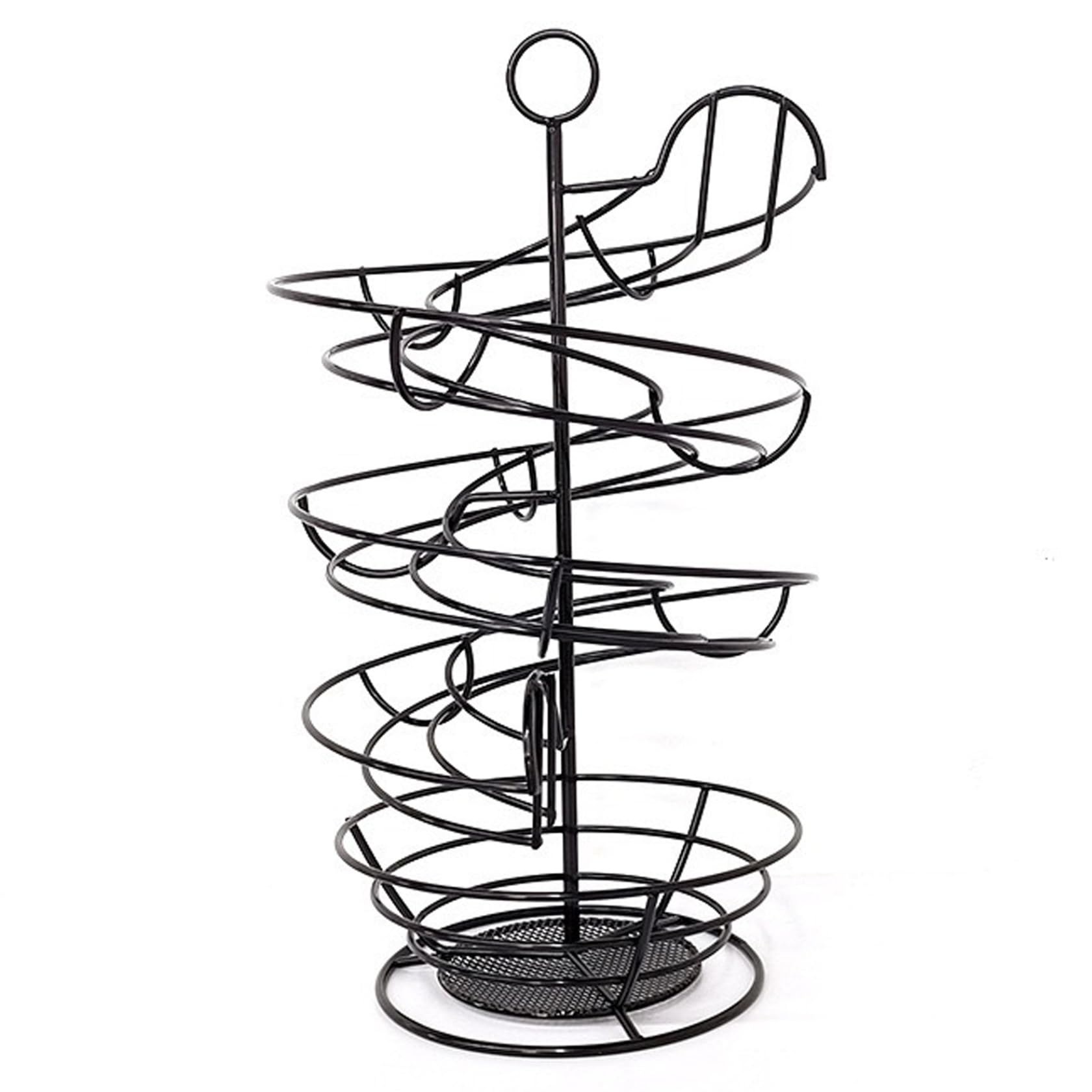 Striegro Spiral Egg Holder Countertop, Metal Egg Skelter Rack Compact Fresh Dispenser Countertop Organizer for Kitchen..