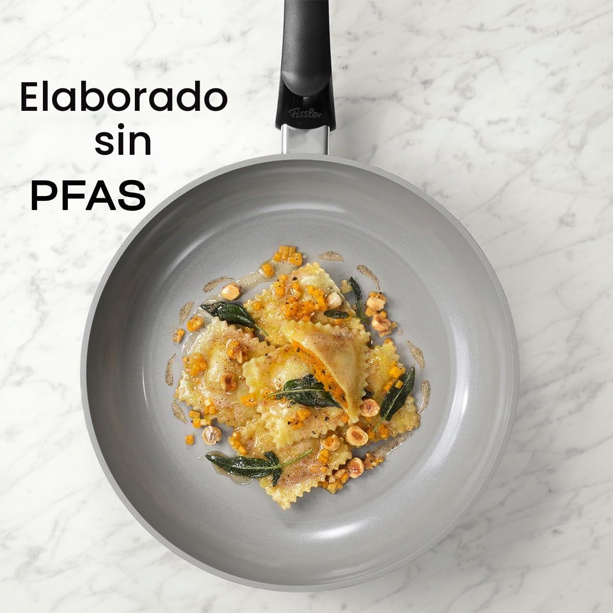 Fissler Ceratal Classic/Sartén de aluminio Made in Germany, con recubrimiento cerámico (Ø 20 cm) sartén antiadherente de cerámica – apta para inducción