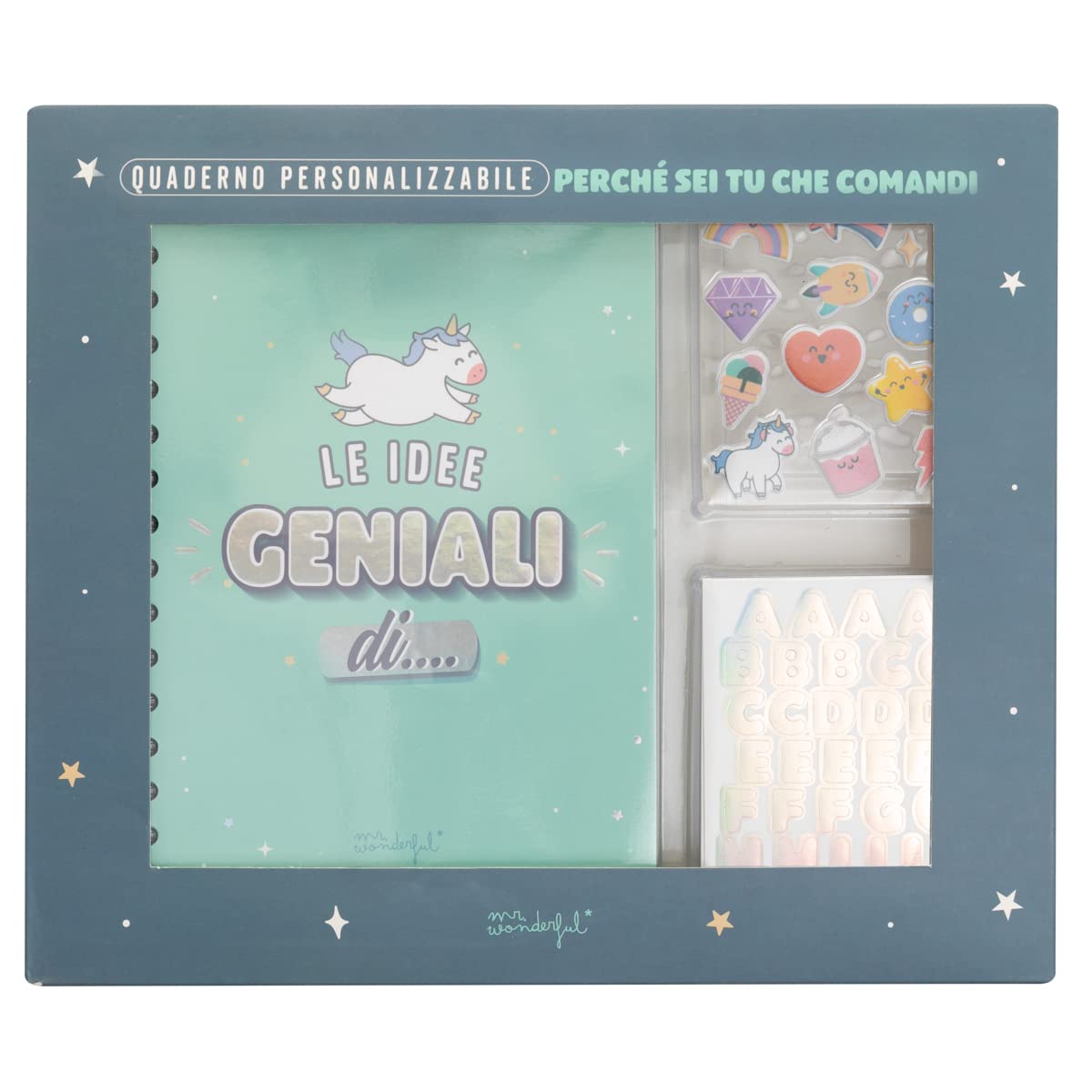 Mr. Wonderful Personalised Notebook The Brilliant Ideas of