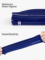 Vista 46 de COPOZZ Gorros de natación para adultos, de silicona, impermeable, cómodo, gorro de natación para cabello largo y corto