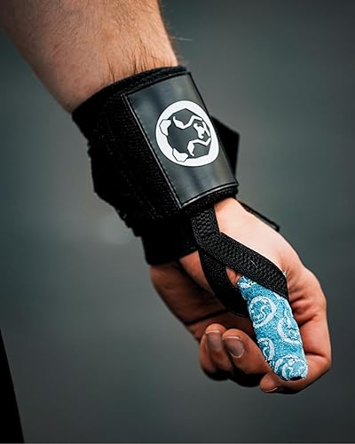 Miniatura 3 de Mammal Strength Cinta para el pulgar (paquete de 3), cinta de elevación súper adhesiva y elástica para levantamiento de pesas, levantamiento