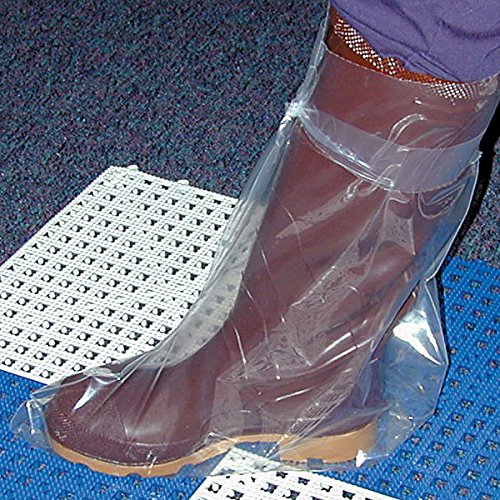 Disposable Sanitary Plastic Boots XLarge 4 Mil 50 Count Box OB Swine