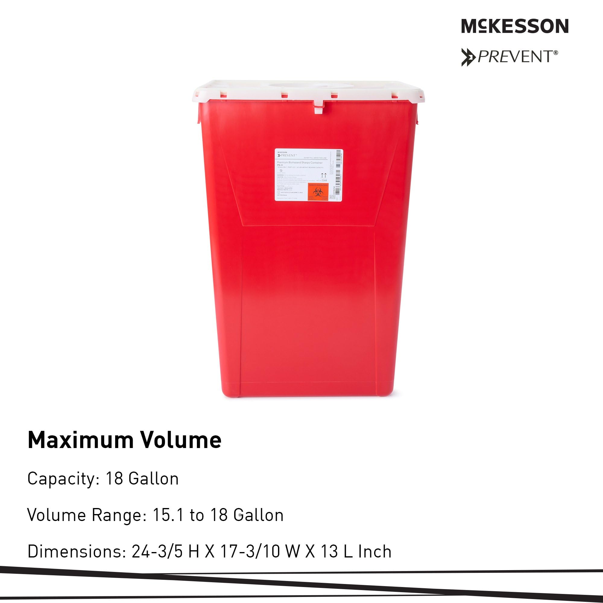 Amazon.com: McKesson Prevent Premium Biohazard Sharps Container