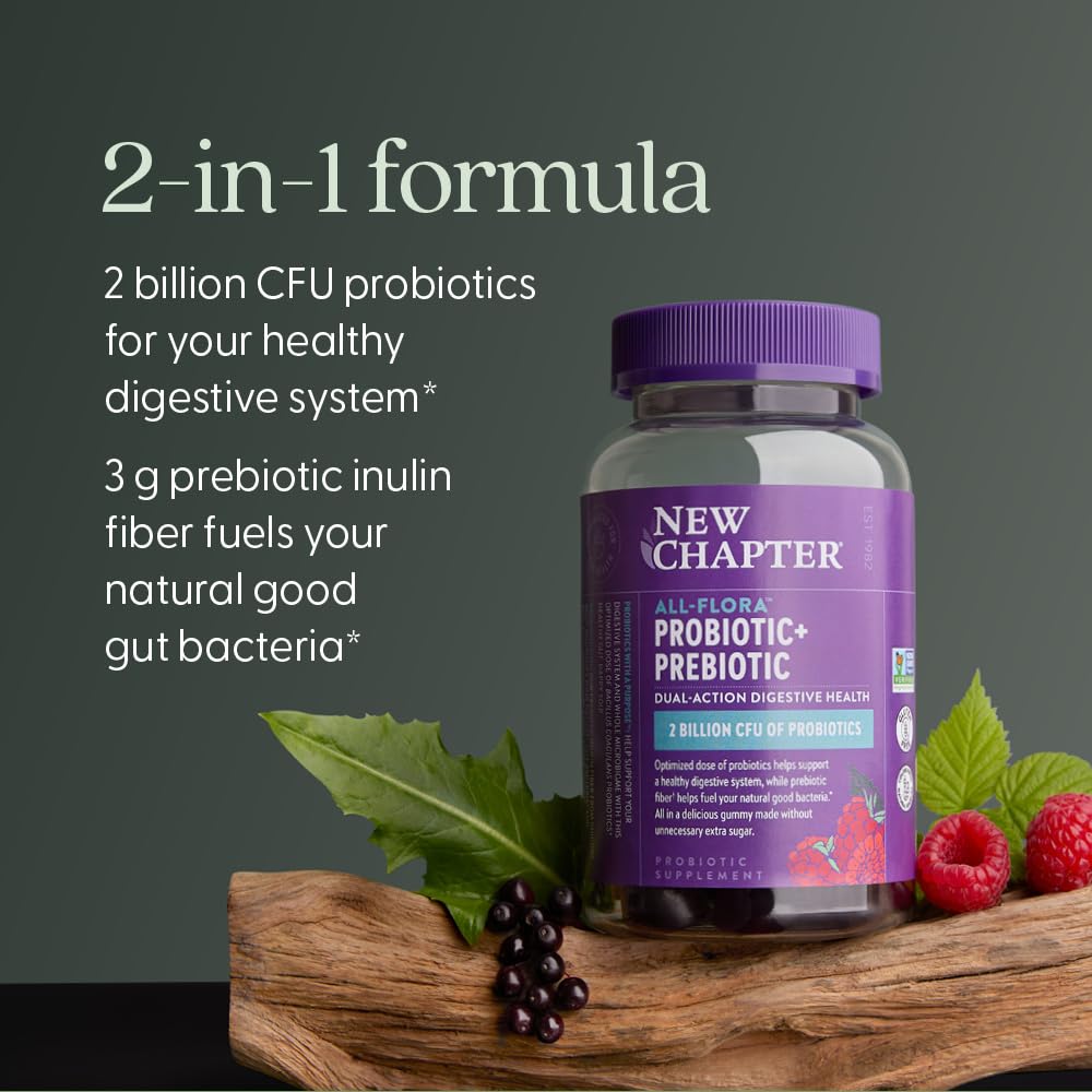 New Chapter All-Flora Probiotic Gummies, 1 Month Supply — Amazon image 3