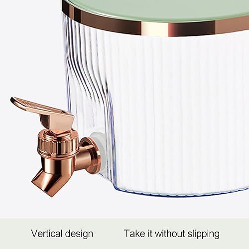 Miniatura 5 de Dispensadores de bebidas para fiestas, dispensador de bebidas de jugo de bebidas para nevera con grifo, contenedor de agua de plástico desenseror