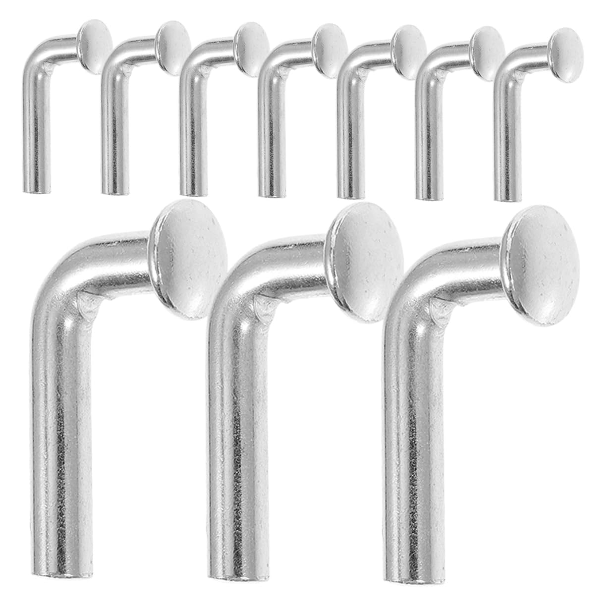 iplusmile 4 Juegos Accesorios Para Estanterías Soltar Alfiler Pinzas Para Estanterías De Palets Clip De Seguridad Ganchos Para Palets Pinzas Para Palets Silver Acero 35 Uds * 4