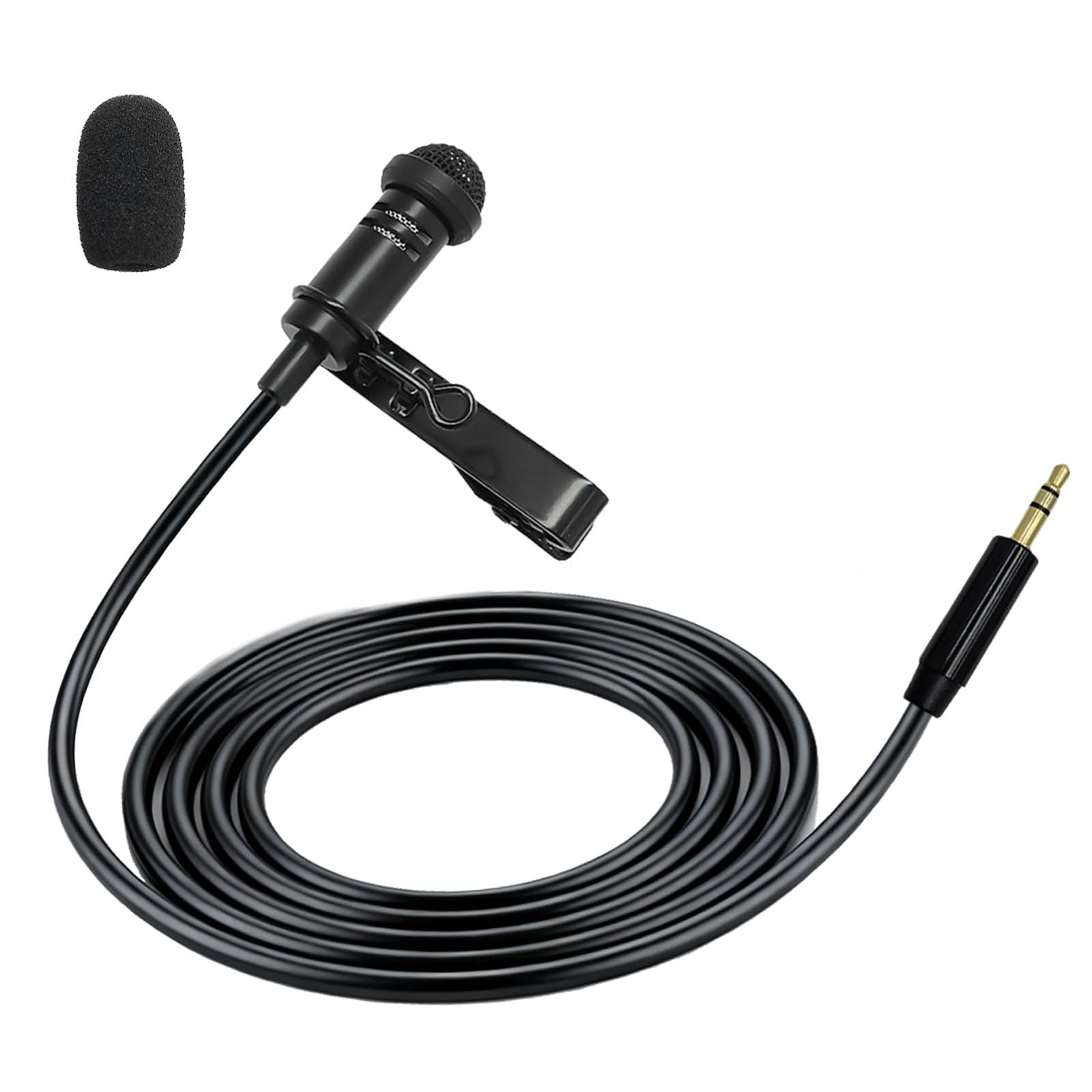 Amazon.com: SPTSSWET Mini Lavalier Microphone,Clip On Wired