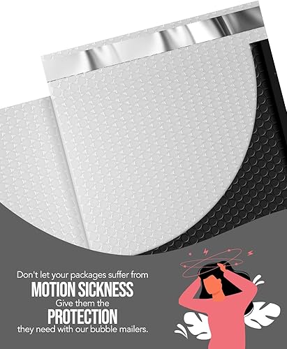 Miniatura 63 de GSSUSA - Sobres acolchados de polietileno de 6” x 10”, sobres de burbujas, bolsas sobres para envíos de pequeños paquetes, bolsa de envío, paquete