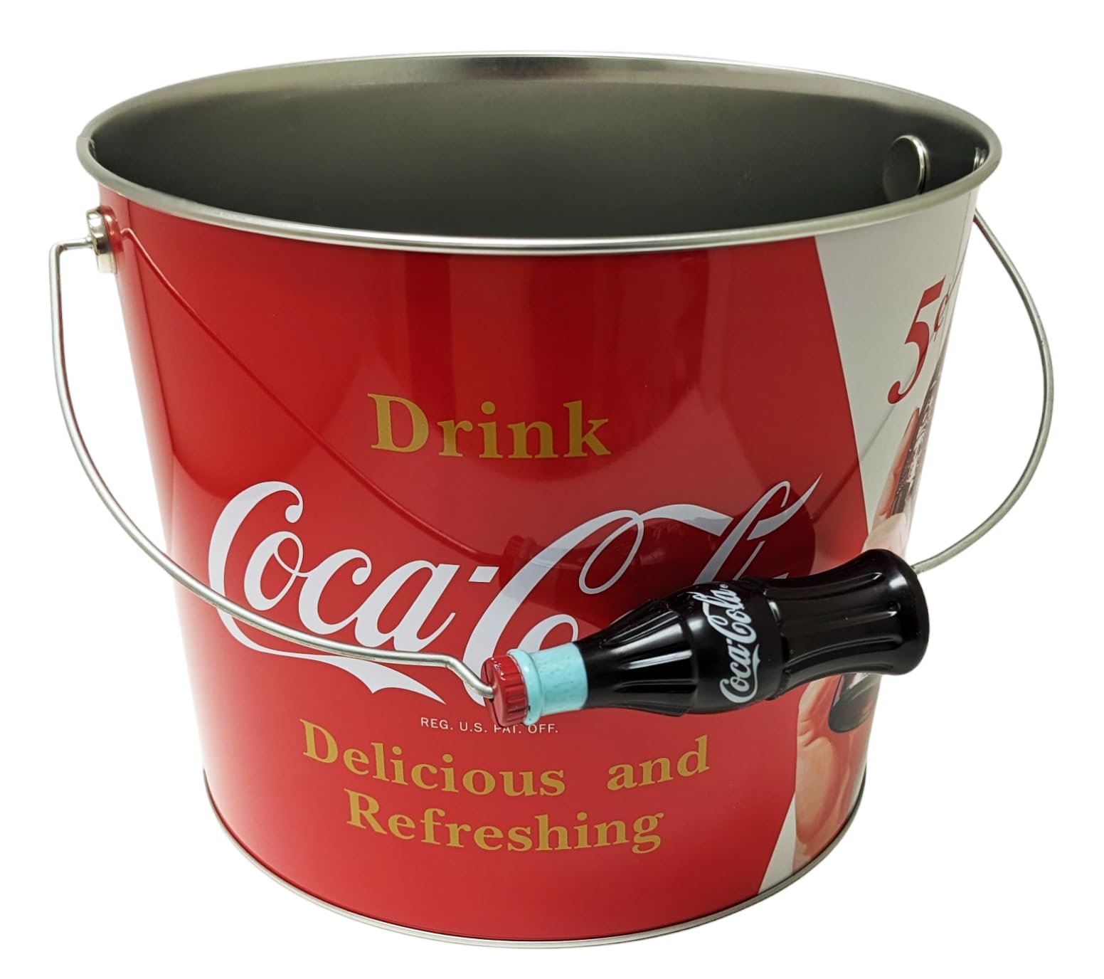 Amazon.com: The Tin Box Company Coca-Cola Large Beverage Bucket