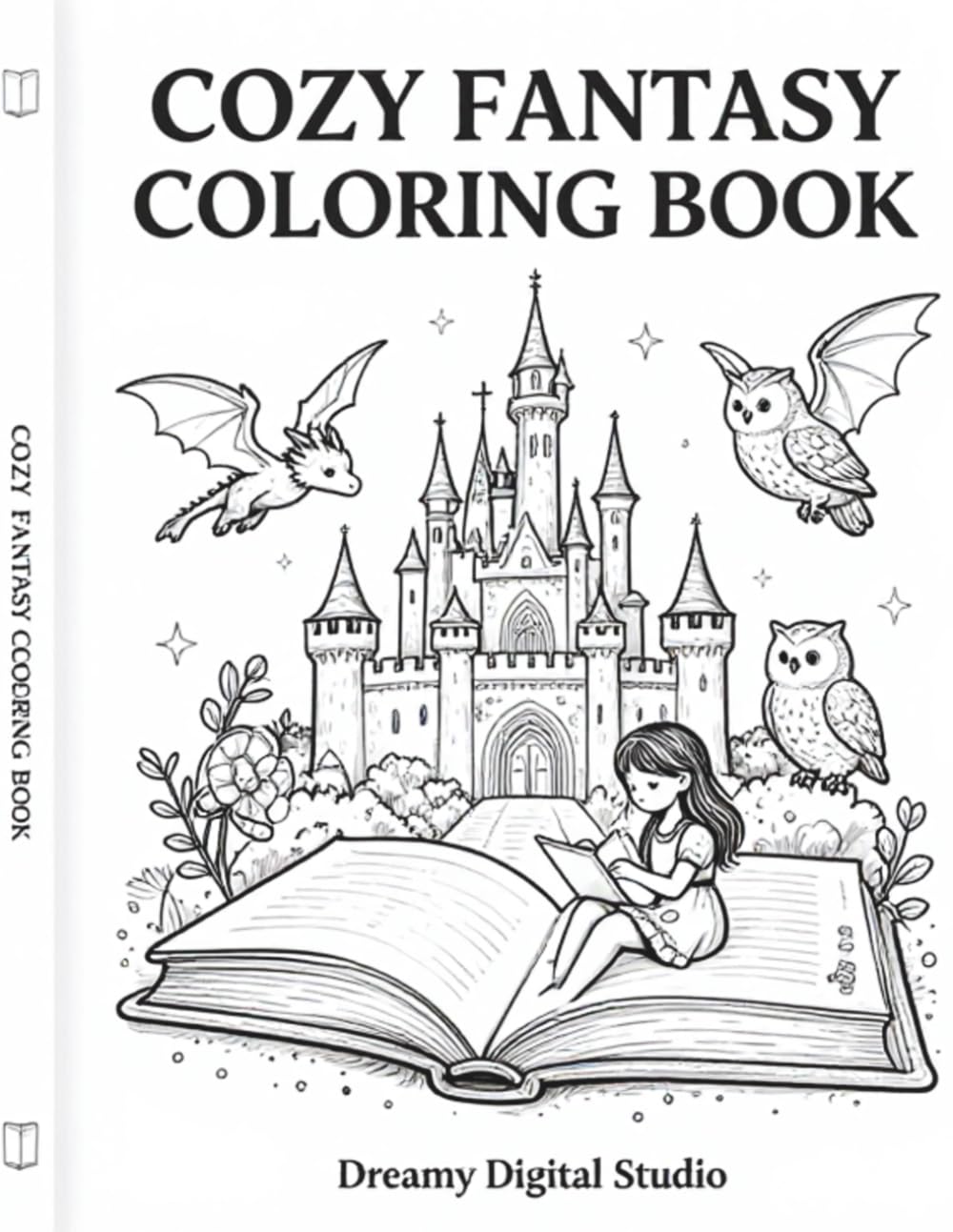 Cozy Fantasy Coloring Book