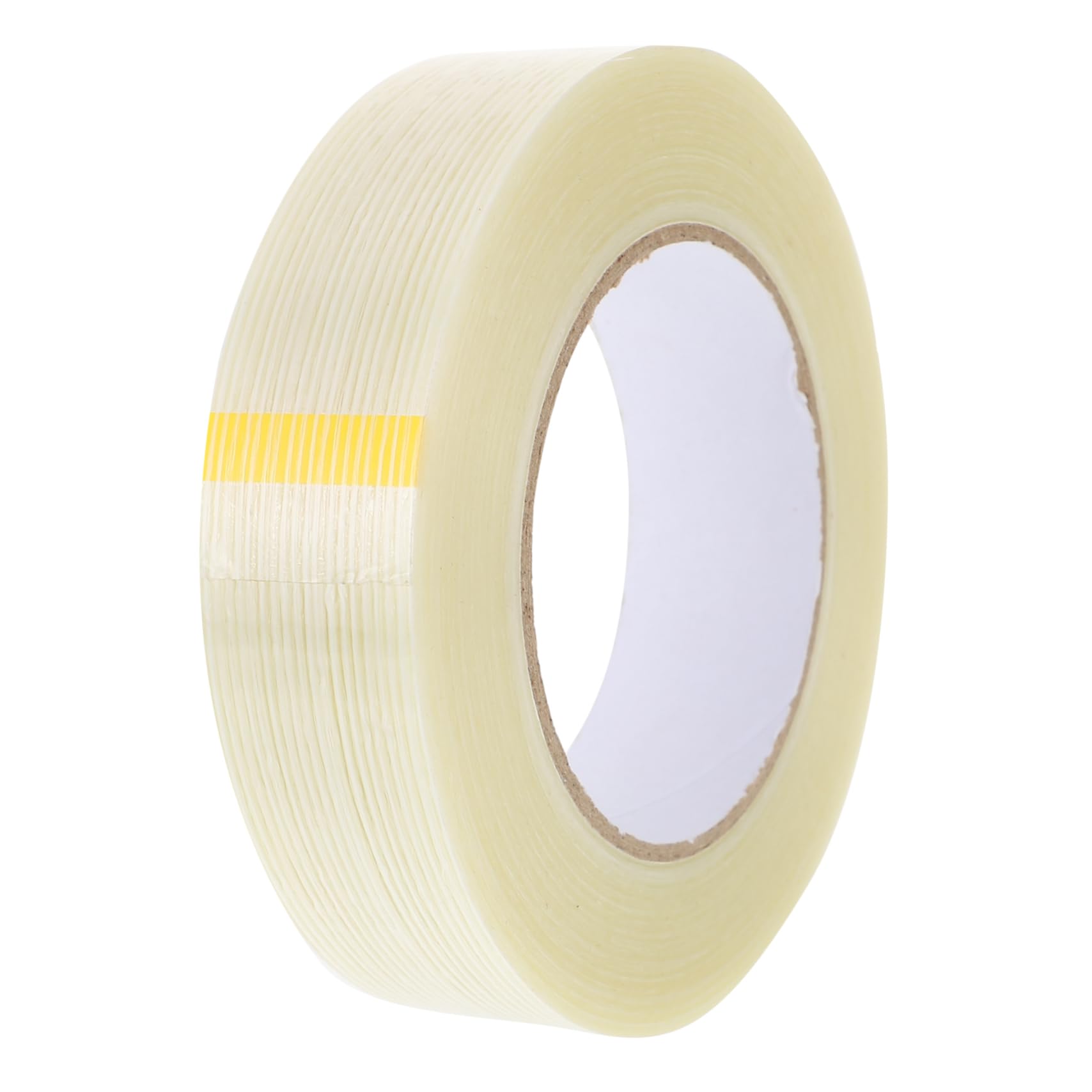 NAMOARLY Practical Model Packing Tape 2cm 50m Long Home Tape Traceless Glue Fiberglass Tape Strong Adhesive