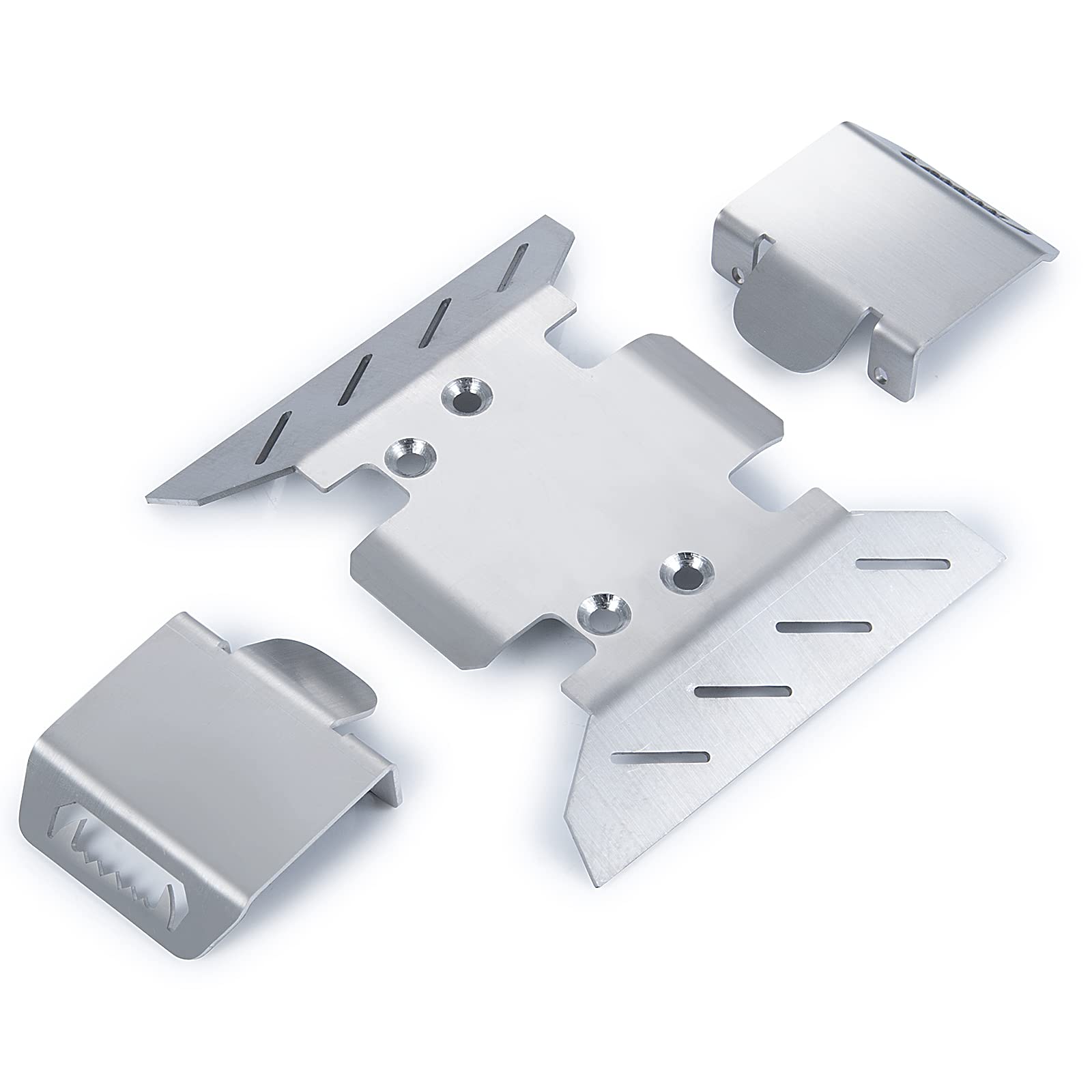 Protector De Eje Para SCX6 Escala 1/6 - Compatible Con Traxxas, Color Plata, Marca KYX