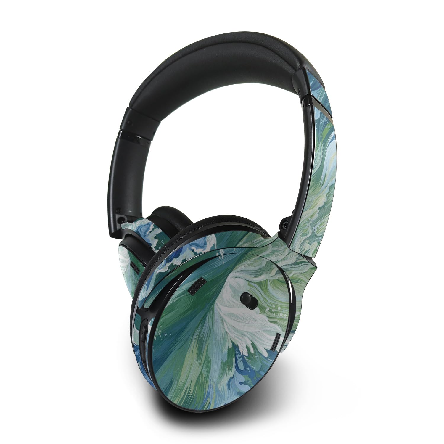 MightySkins Skin Compatible with Bose QuietComfort 45 Headphones - Cyclone Wave | Protective, Durable, and Unique Vinyl Decal wrap Cover | Easy to Apply, Remove, and Change Styles | Made in The USA