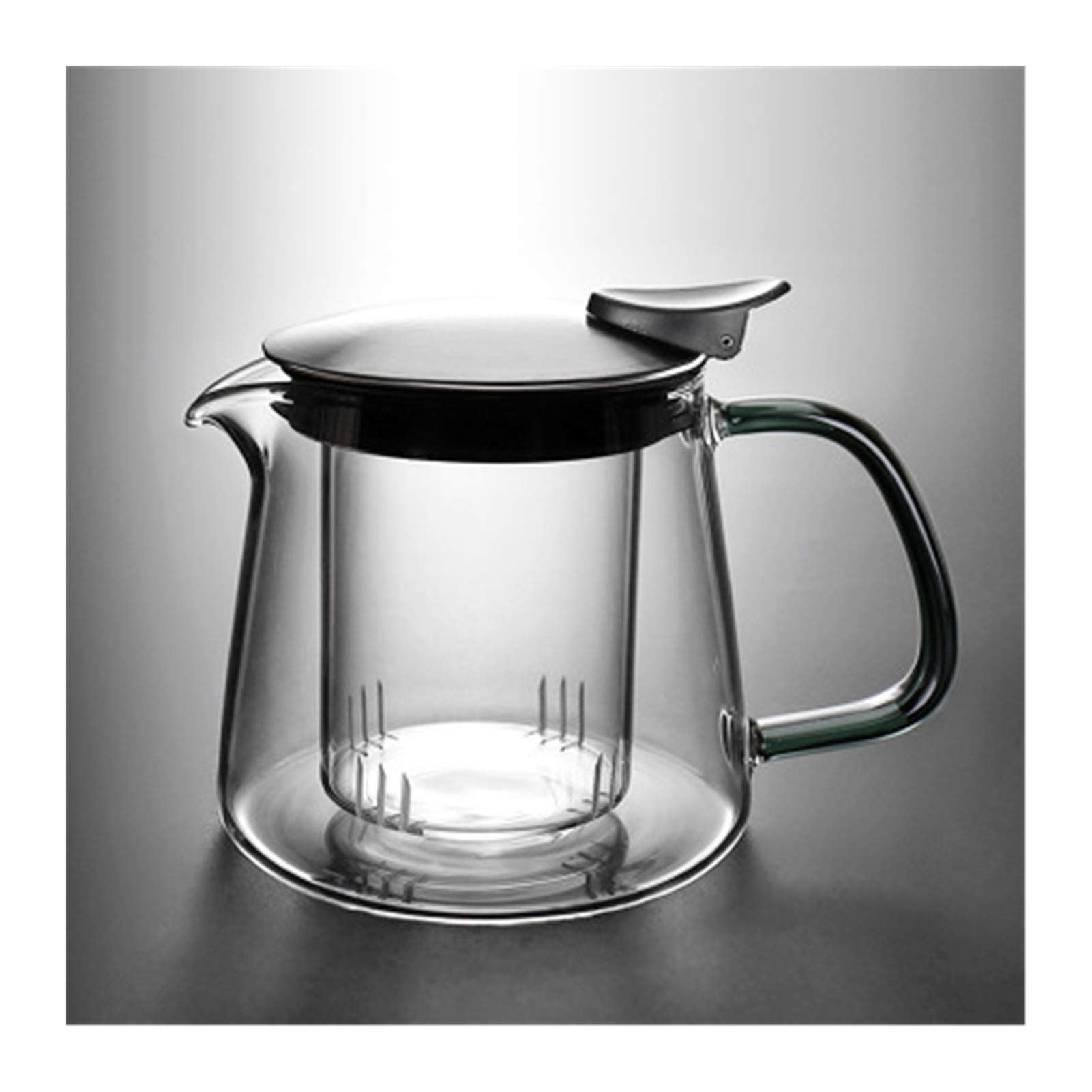 Théière en verre borosilicate avec filtre pour infusion de thé en fleurs taille A